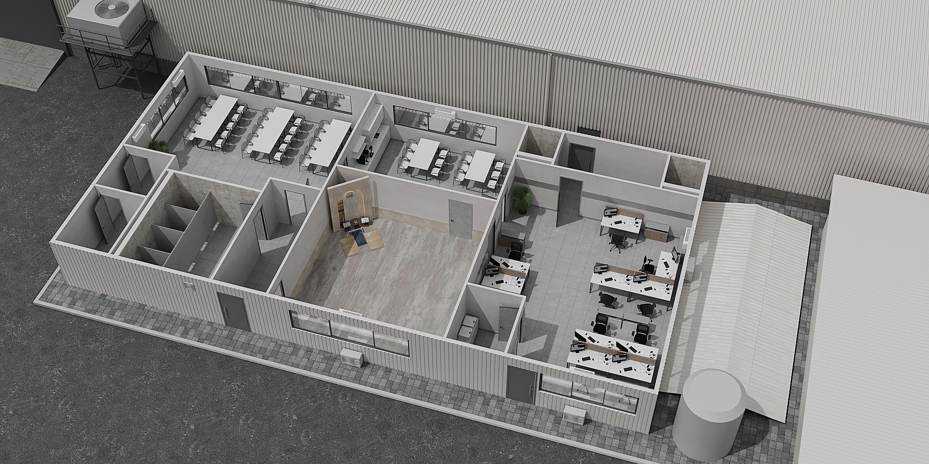 مشروع انشاء منظقة ادارية تابعه لمنطقة صناعية - المملكة العربية السعودية