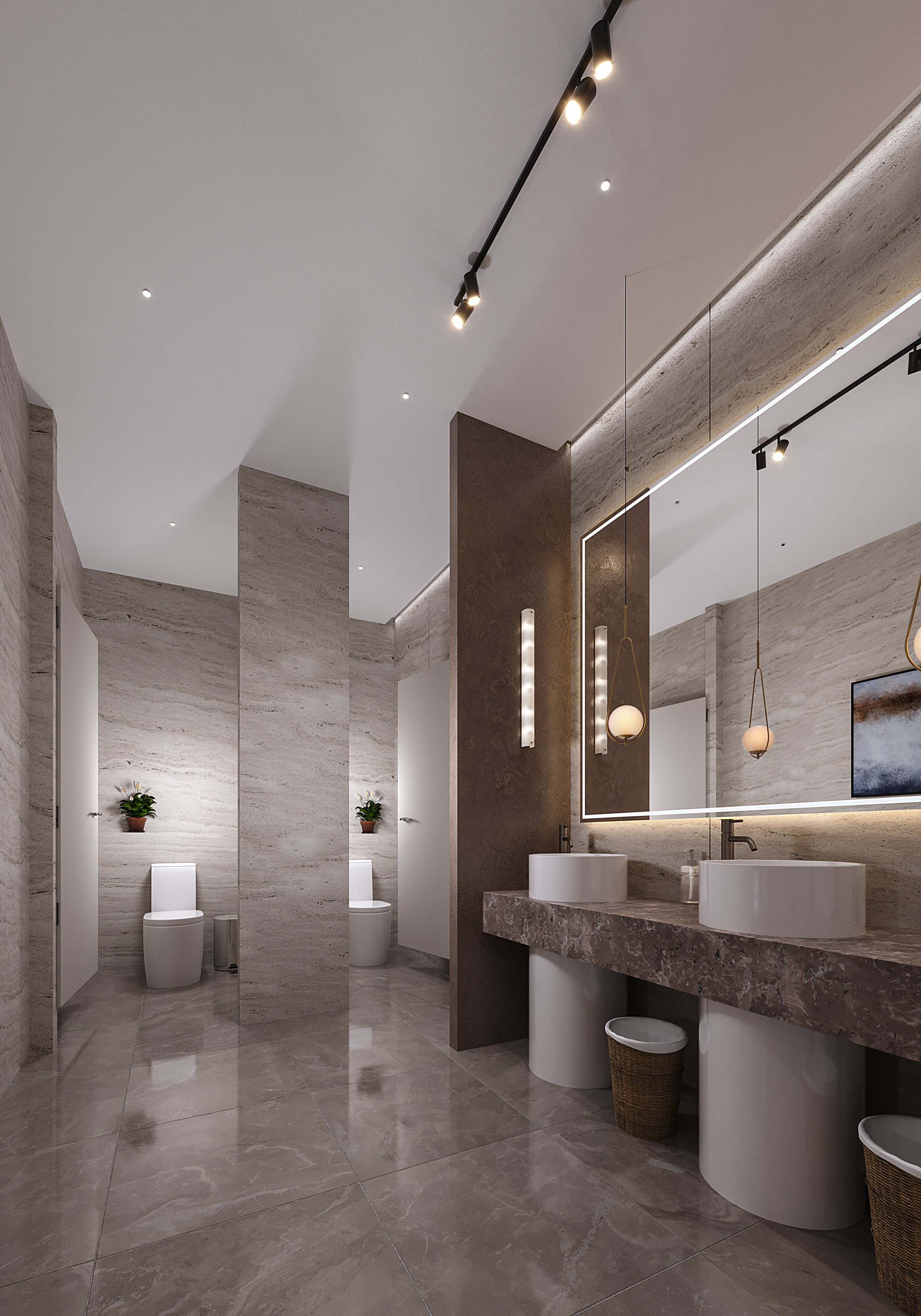 تصميم ديكور داخلي واعمال شوب دروونج معماري لحمامات فنادق 2 بالمملكه العربية السعودية